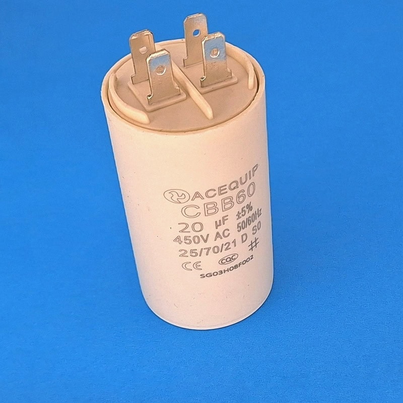 20yF plastic capacitor