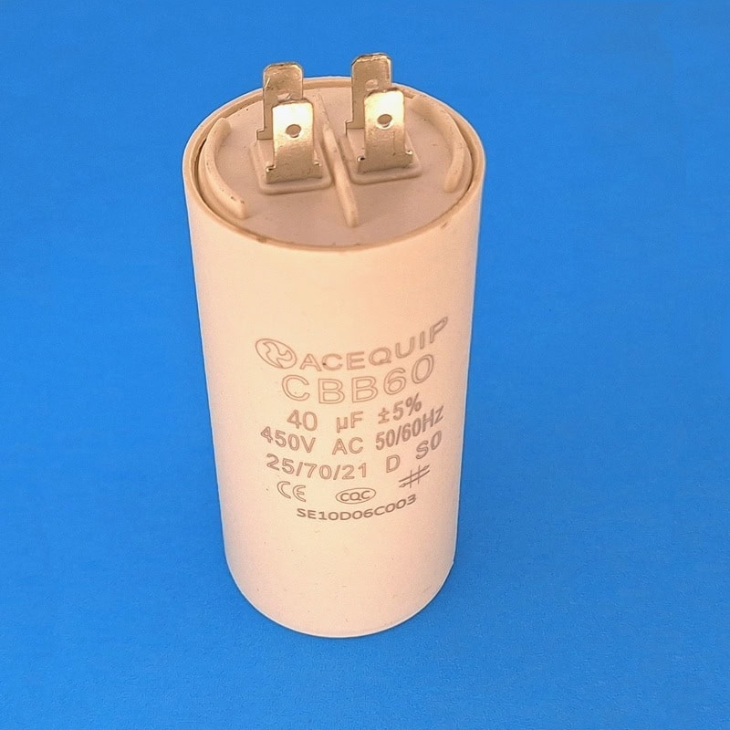 40yF plastic capacitor