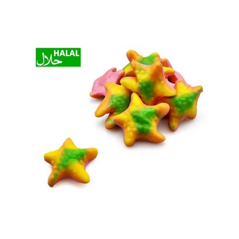 Jelly zeesterren snoep