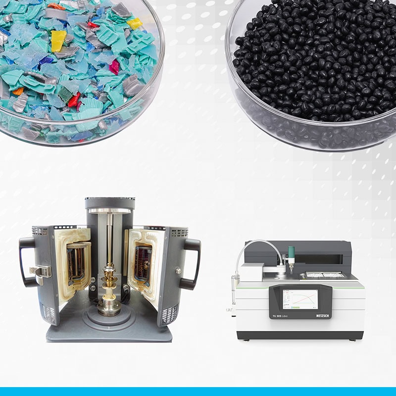 Materialcharakterisierung Kunststoff Rheometer DSC