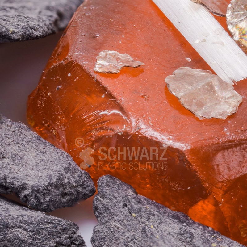 Duroplast Kunststoff Granulat, Harz und Füllstoffe