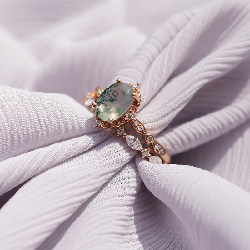 Open Ended Marquise Cut Diamond Wedding Band - Izzy - Image 3