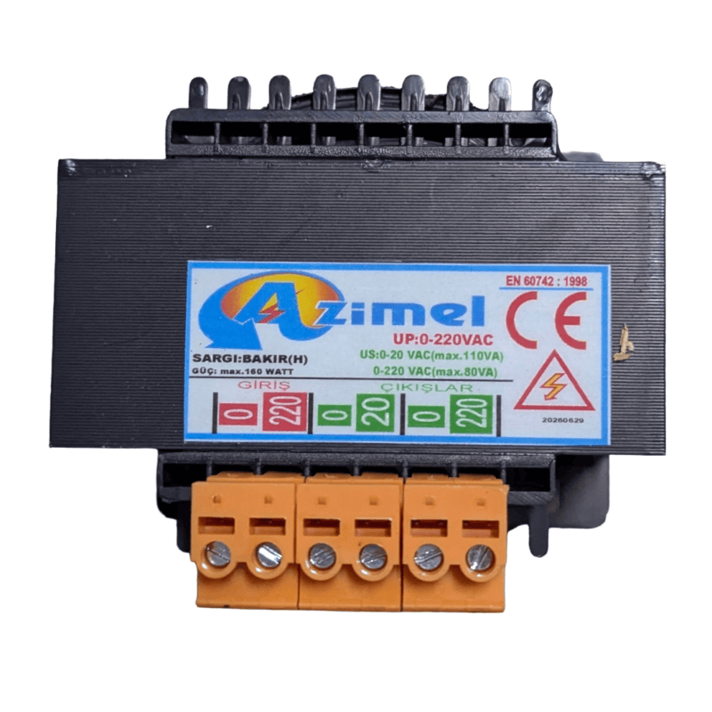 Трансформатор TRAFO 160VA 20V-220V