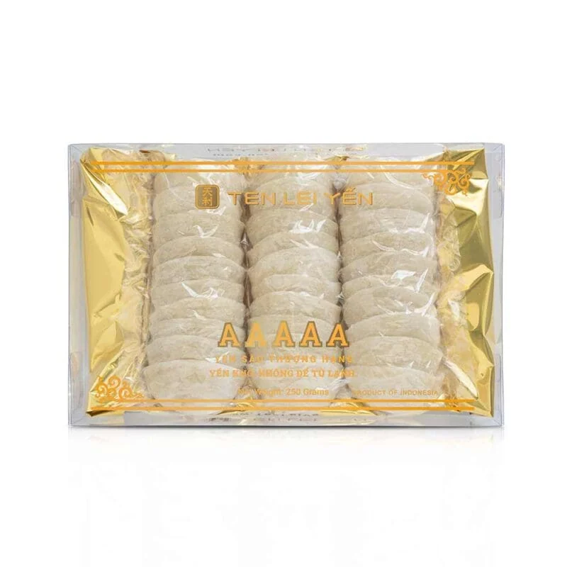 Ten Lei Yen Song Vui AAAAA White Edible Bird's Nest 250g. 1 Box.