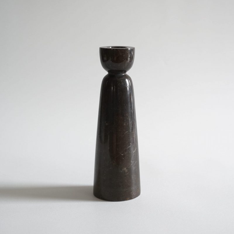 Venus Candle Holder - Black Marble