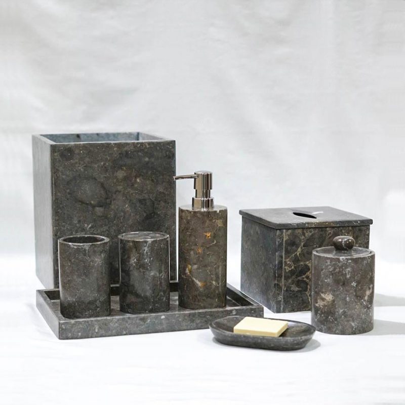 Grey Marble Bathroom Amenities