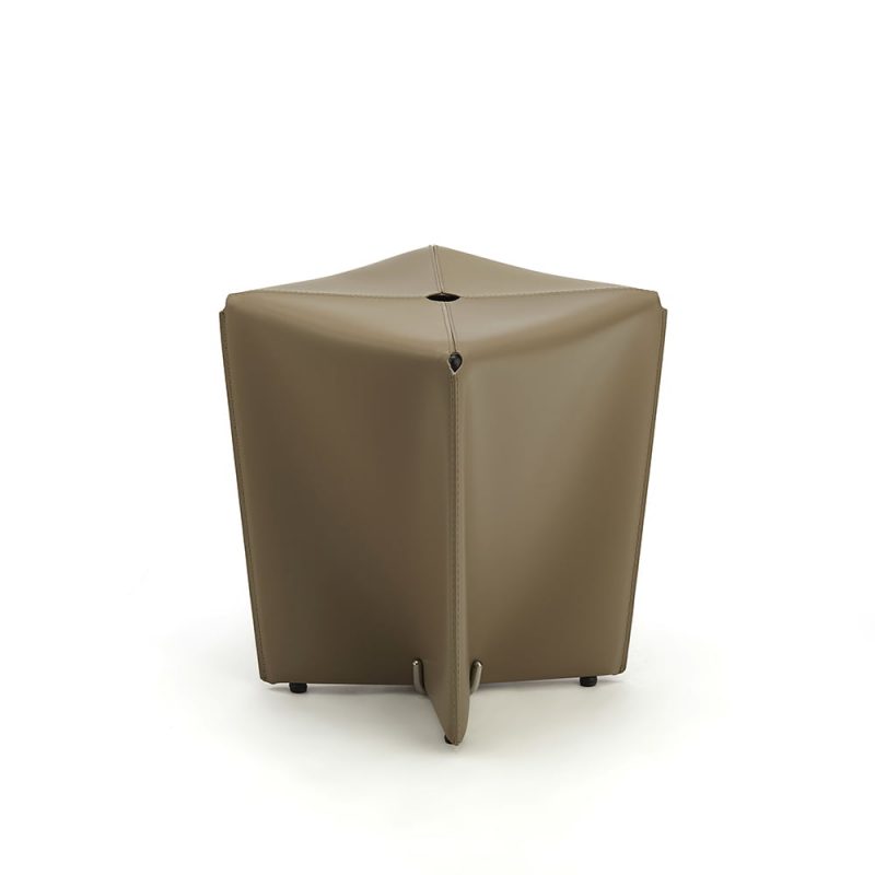 Handcrafted Leather Stool