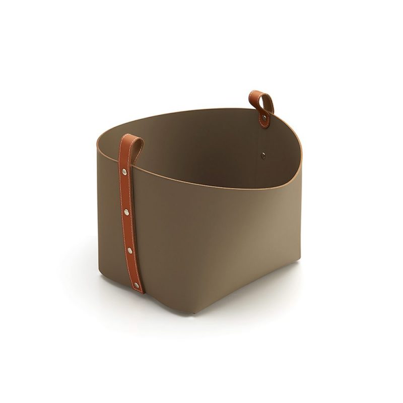 Sera Leather Basket