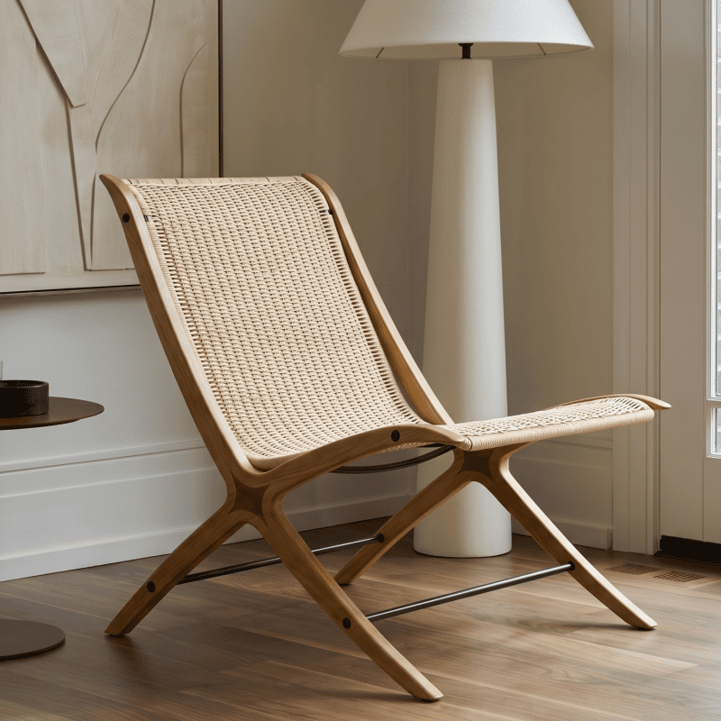 Premium Rattan Lounge Chair