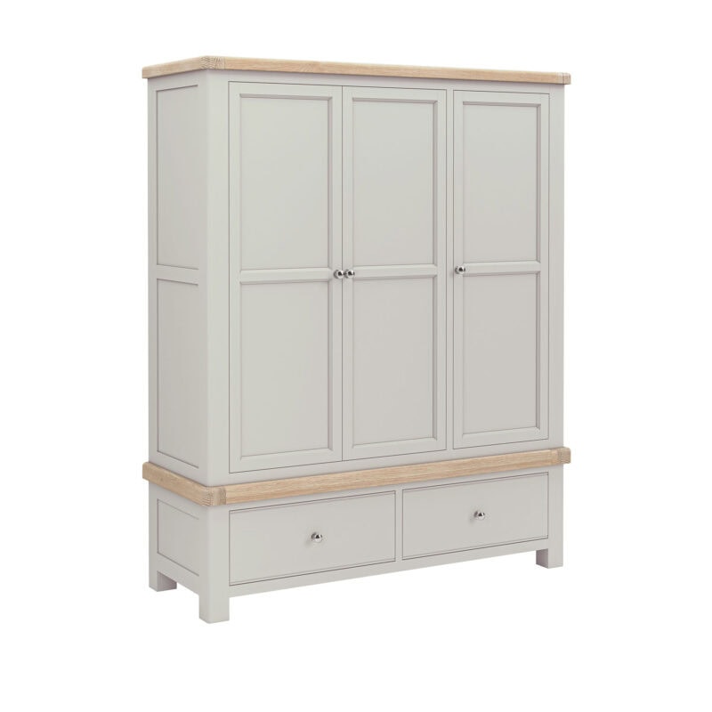 G8284 SALCOMBE GREY TRIPLE WARDROBE