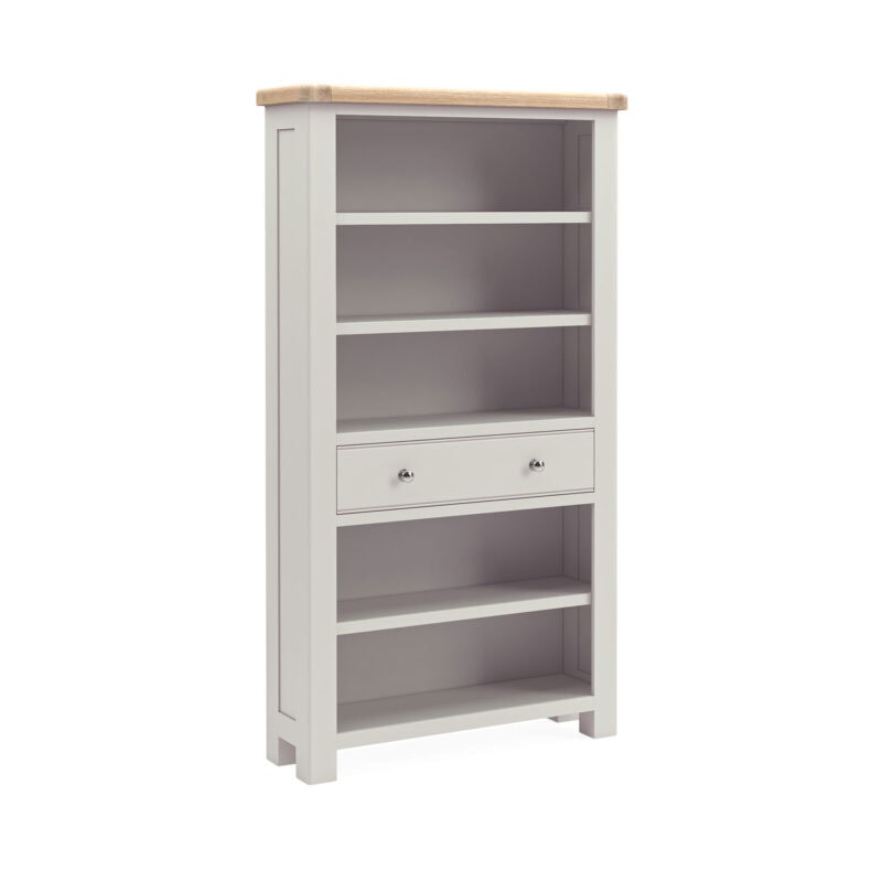 G8291 SALCOMBE GREY LARGE BOOKCASE