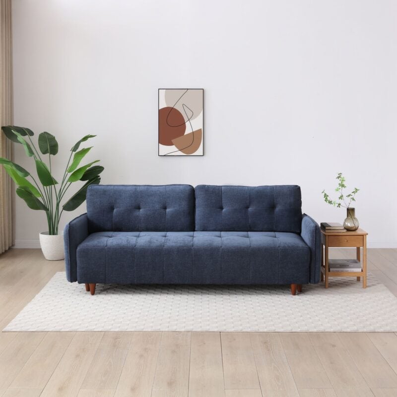 KY518 FELIX SOFABED NAVY CHENILLE LIFESTYLE SQ 08
