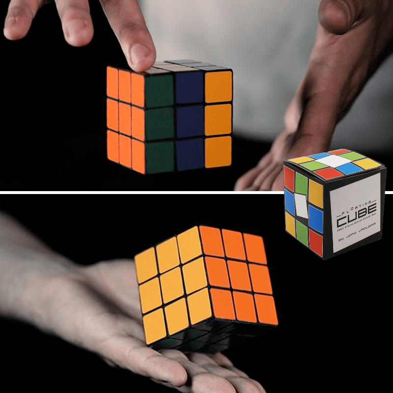 cubo de rubik flotante