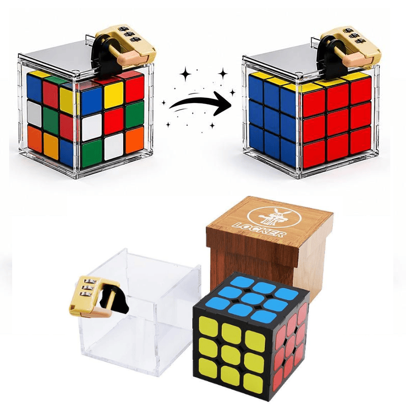Cubo de Rubik Resulto en 1 segundo -con candado