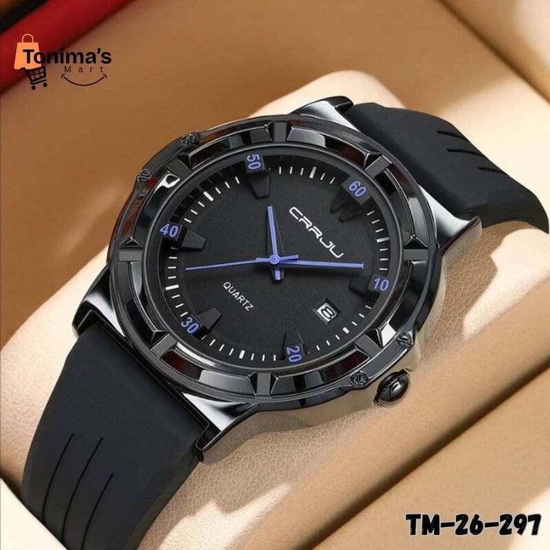 Crrju 5030 Premium Silicone Strap Watch