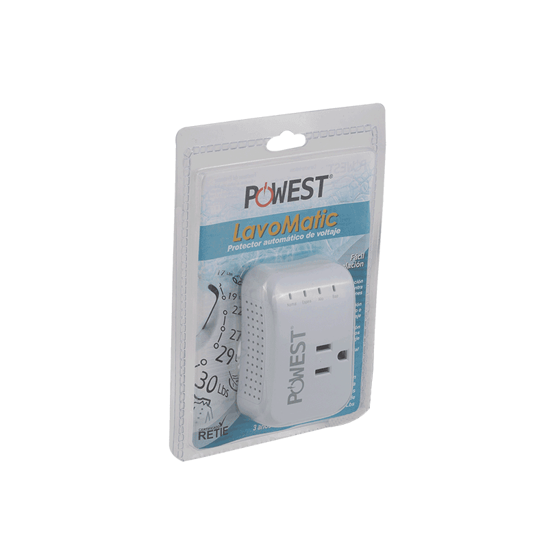 PROTECTOR DE VOLTAJE POWEST LAVOMATIC 120V/10A