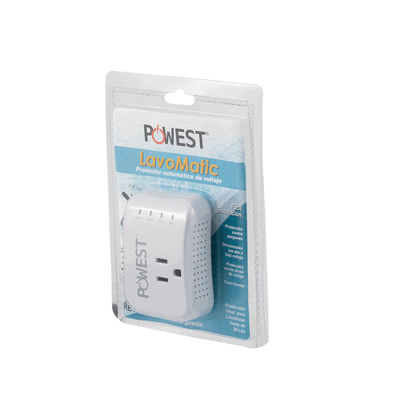 PROTECTOR DE VOLTAJE POWEST LAVOMATIC 120V/10A