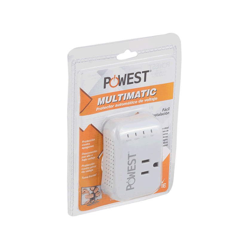 PROTECTOR DE VOLTAJE POWEST MULTIMATIC 120V/10A