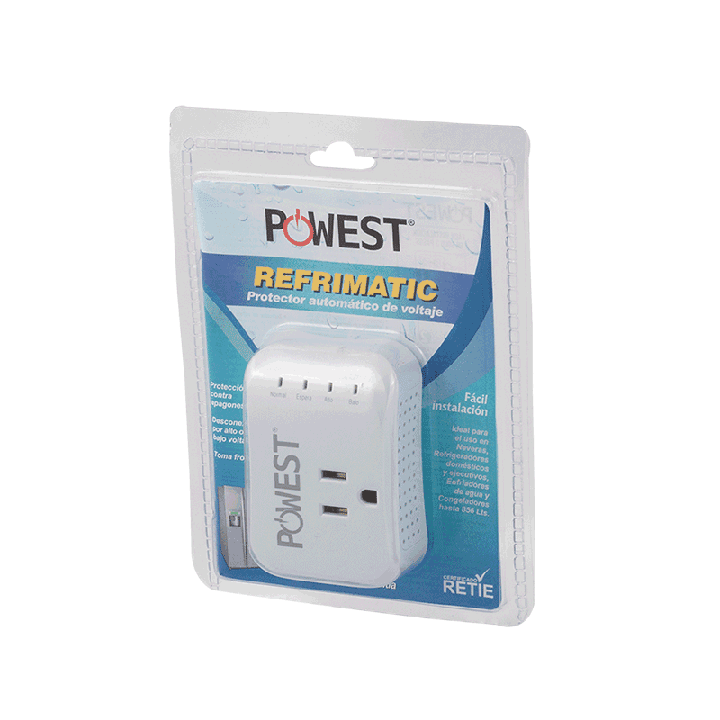 PROTECTOR DE VOLTAJE POWEST REFRIMATIC 120V/10A