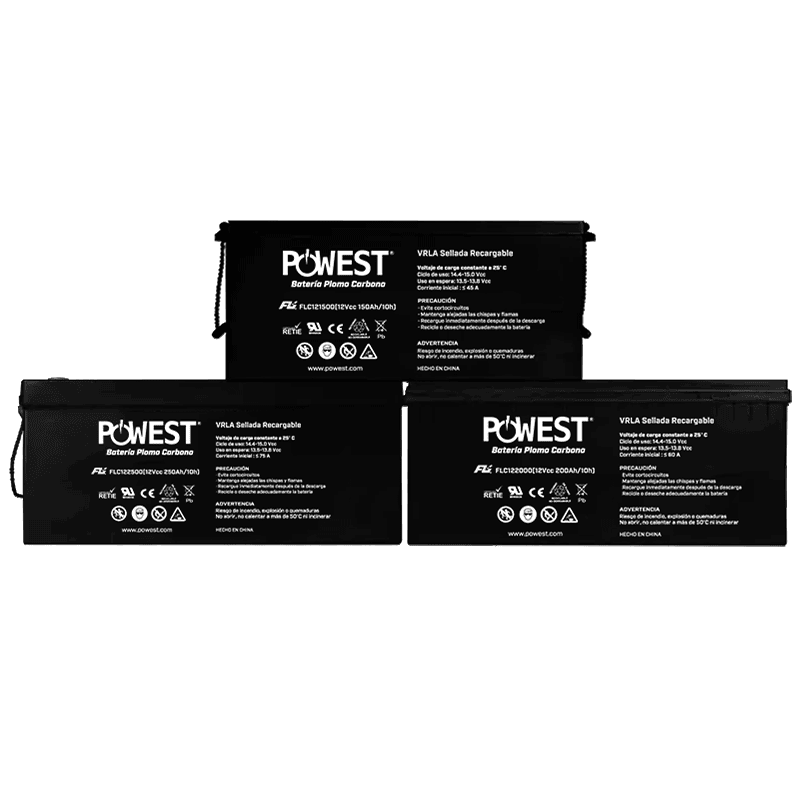 BATERIAS POWEST PLOMO CARBONO