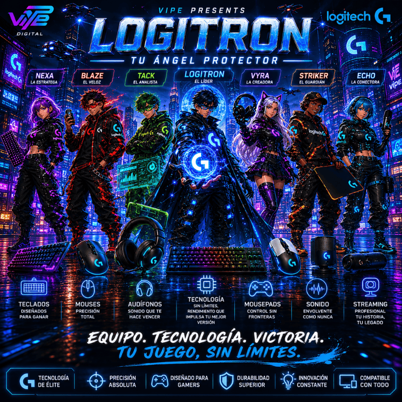 ⚡ LOGITRON: El héroe definitivo del universo gamer Logitech G 🎮🔥