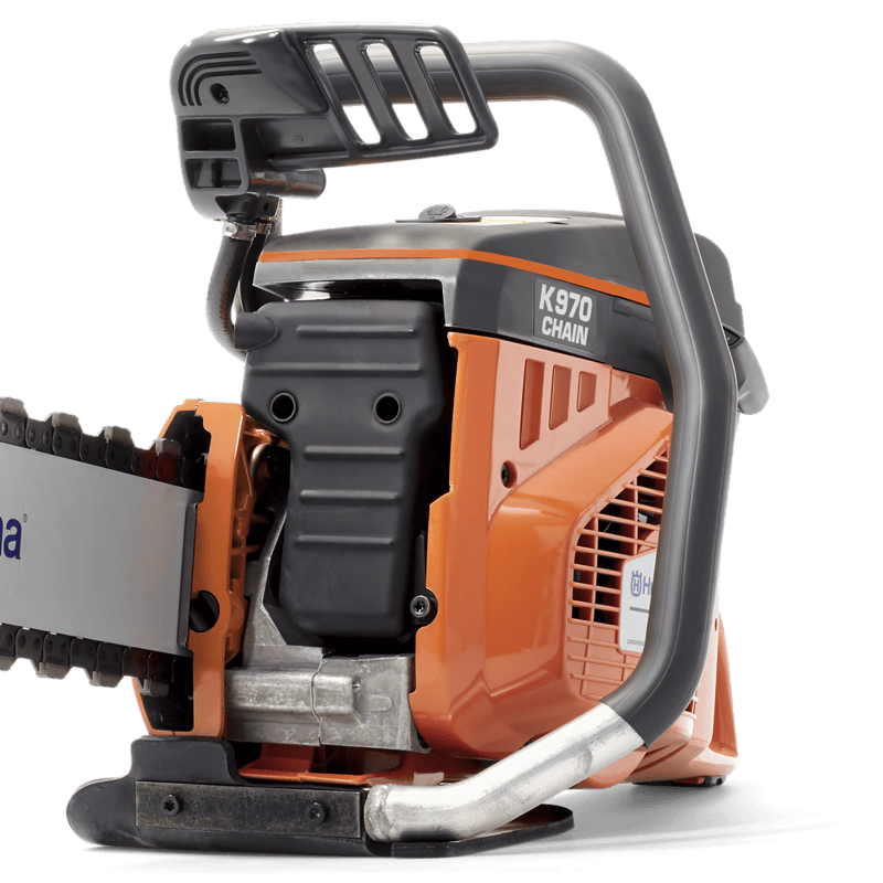 The petrol power cutter Husqvarna K 970 two-bolt Chain has a unique cutting depth