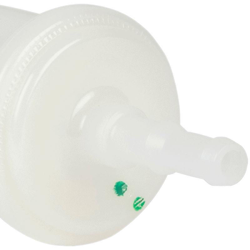 Genuine Husqvarna fuel filter. Prevents dirt and debris from getting into the engine and causing damage. Replace it at regular intervals for optimal performance and longer product lifetime.