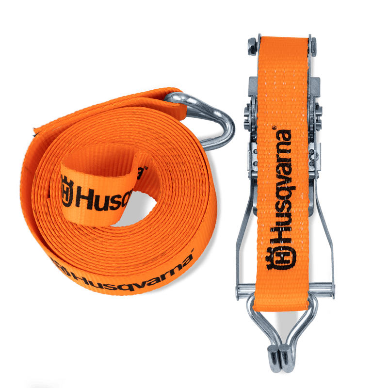 Ratchet to secure load during transport. This ratchet comes with a cam buckle strap for fast securing of different loads and has a load weight capacity of max 1500kg.