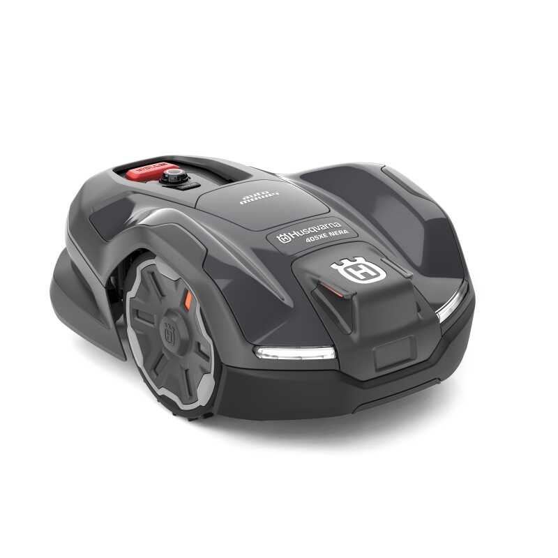 Husqvarna Automower® 405XE NERA is a robotic lawn mower for lawns up to 600 m². It minimises the need to trim the edges of your lawn