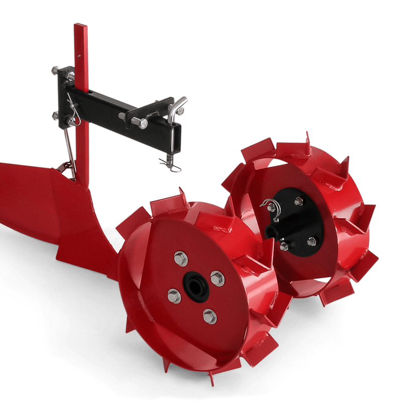 Muldaja metallratastega