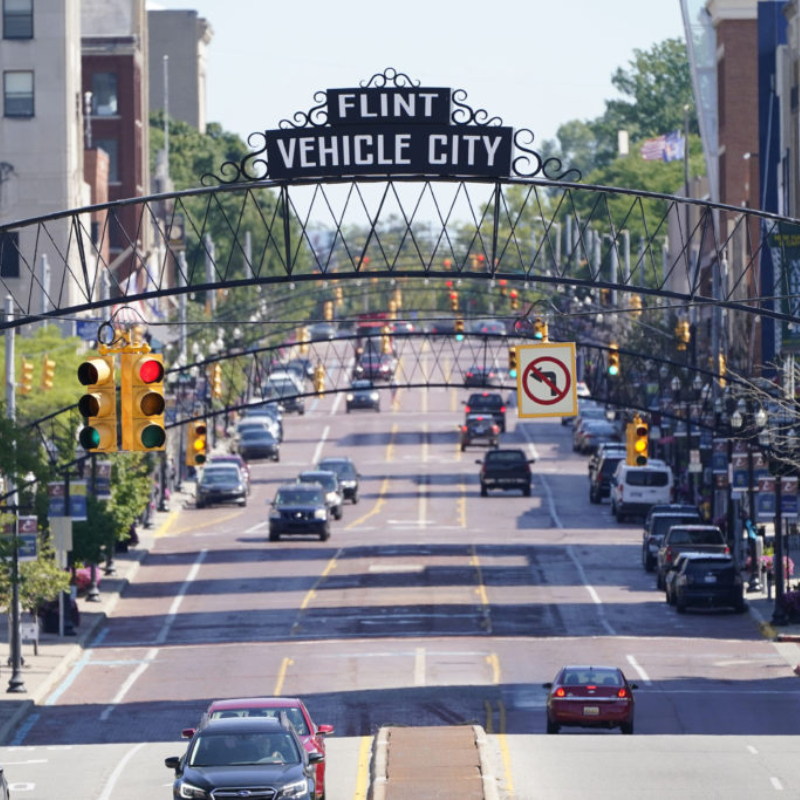 Downtown Flint Michigan