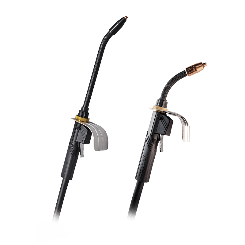 IronPro 450 amp short and long neck FCAW gun