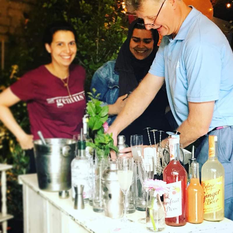 Belvoir cocktail making class 