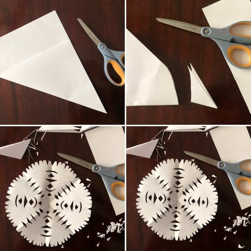 How to make a papercut flower 