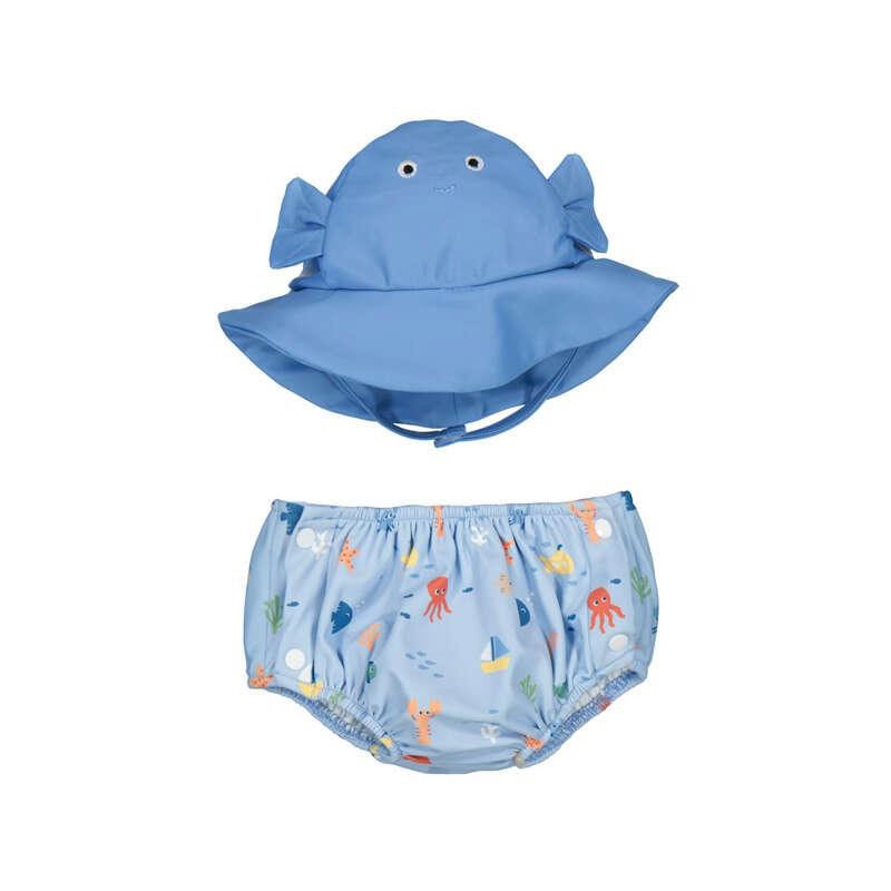 Conjunto de bañador y gorro medusas MAYORAL