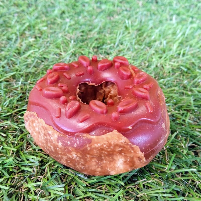 Donut de Pollo Glaseado de Fresa