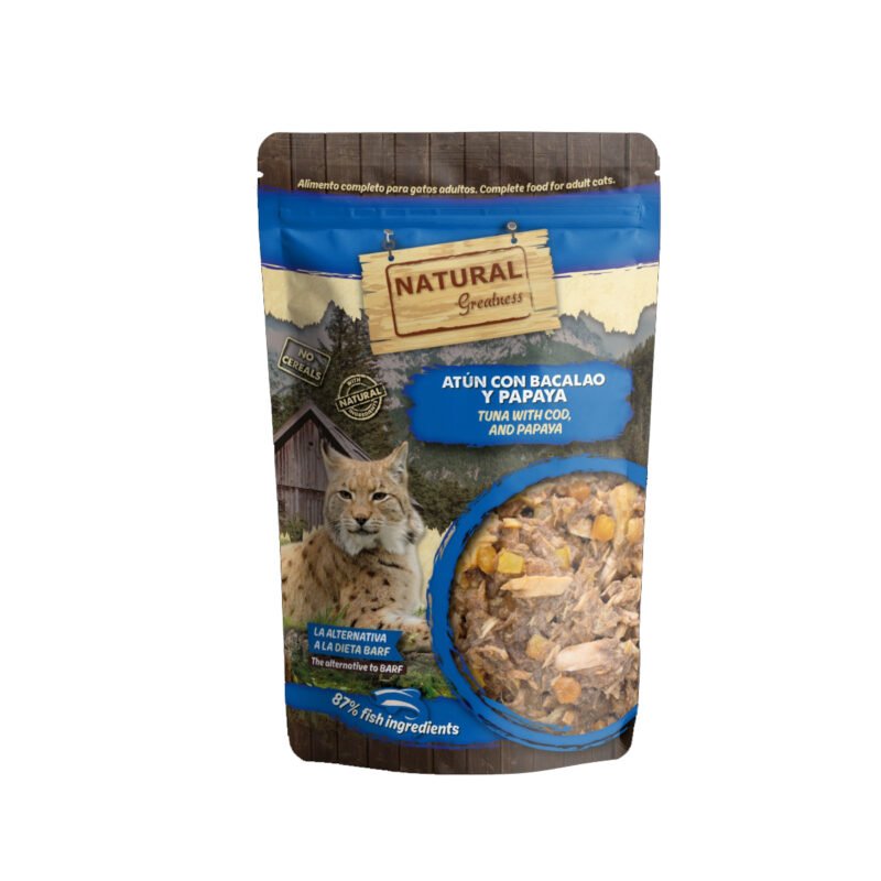 Natural Greatness Pouch Atún con Bacalao