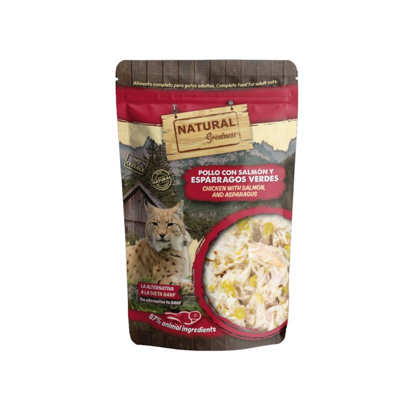 Natural Greatness Pouch Pollo con Salmón