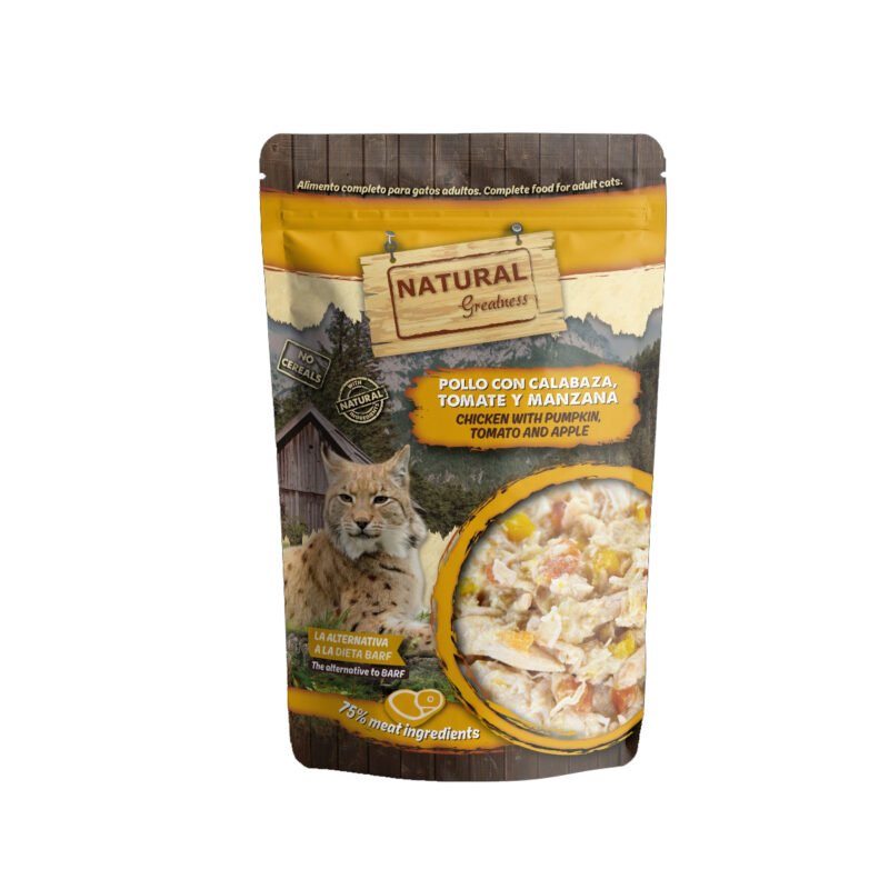 Natural Greatness Pouch Pollo con Calabaza