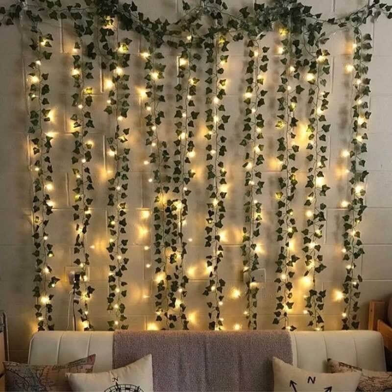 CREATIVE LED PATIO STRING LIGHTS IDEAS. SET LIGHTING VINES