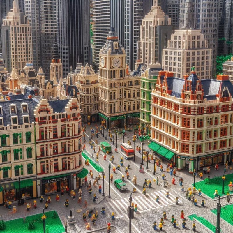 ulica v legolande