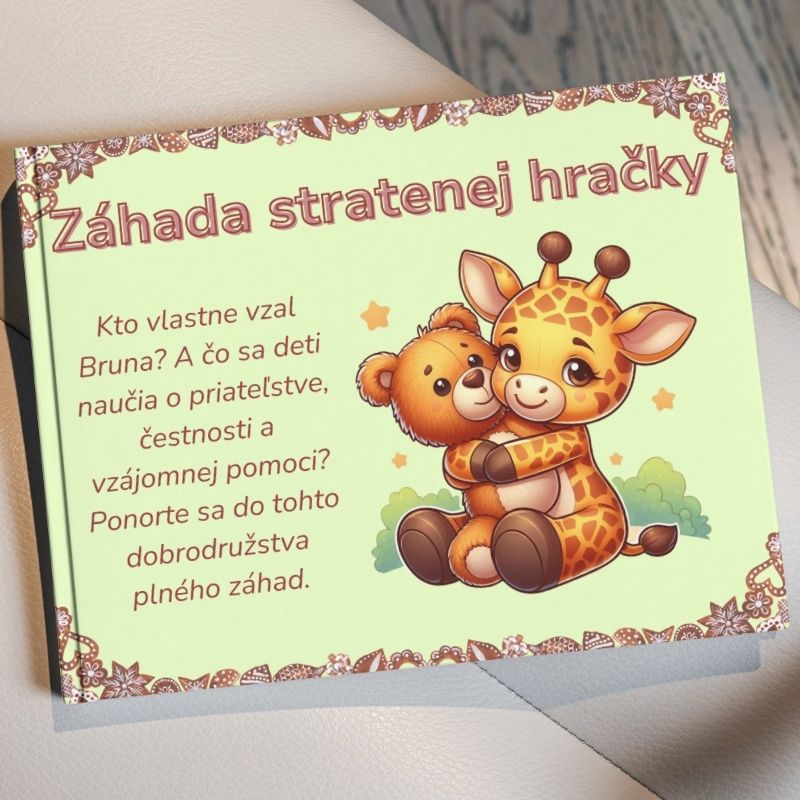Záhada stratenej hračky, knižka s dobrodružným príbehom na podporu čítania detí