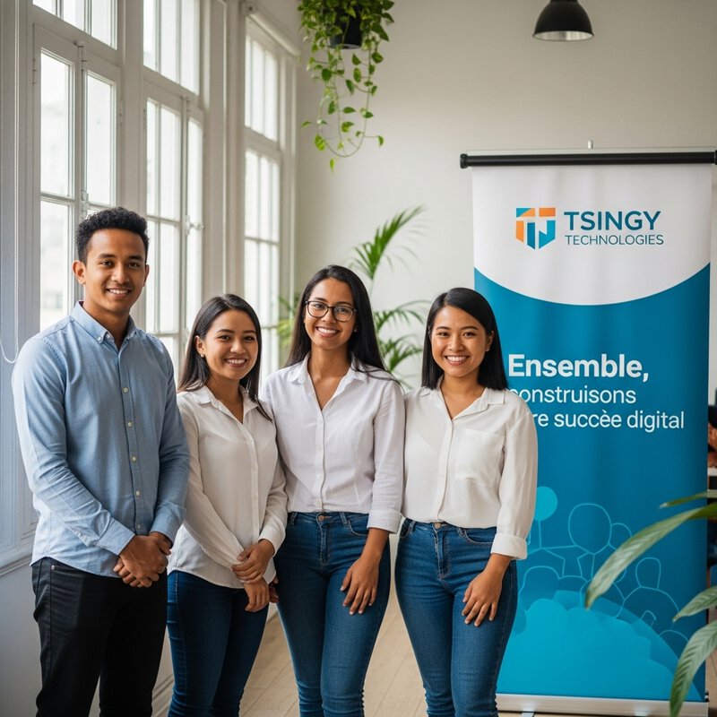 Agence web Madagascar jeune equipe