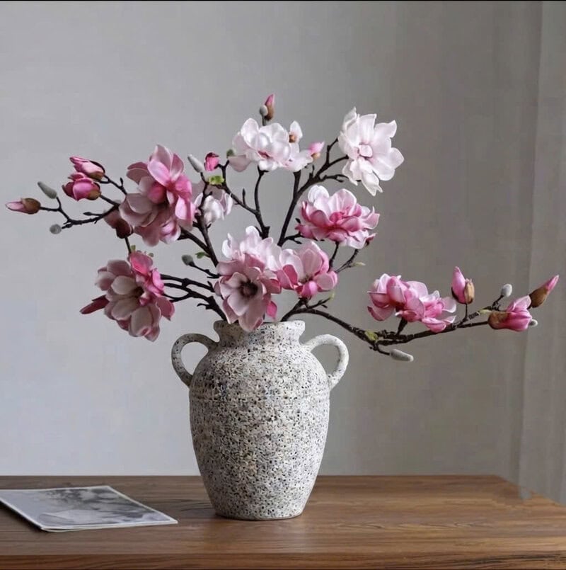 Hoa mộc lan giả cao cấp tại tphcm-gốm sứ fulo
