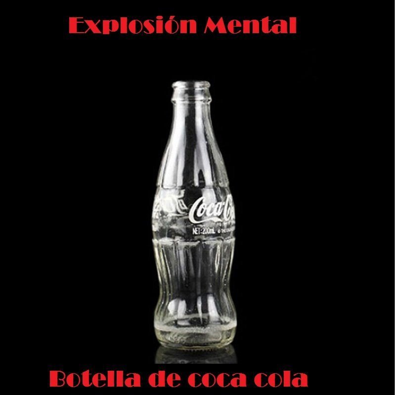 explosión mental botella de coca cola