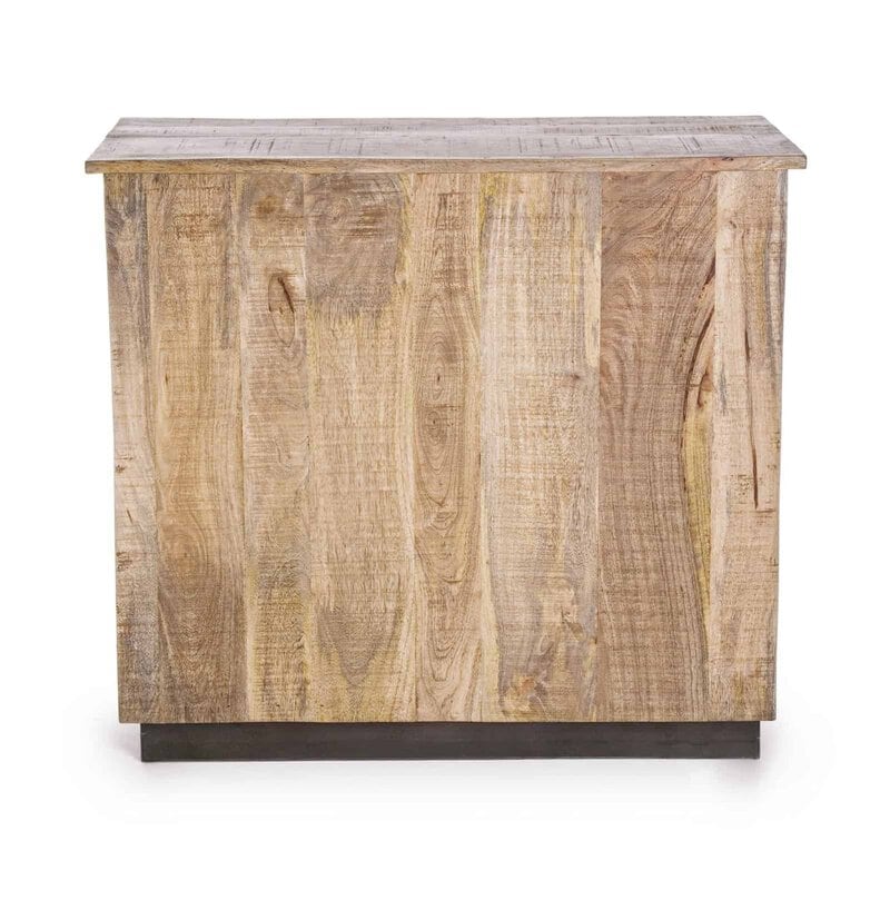 Illustrazione di un mobile in legno naturale, perfetto per arredi di stile rustico e elegante.