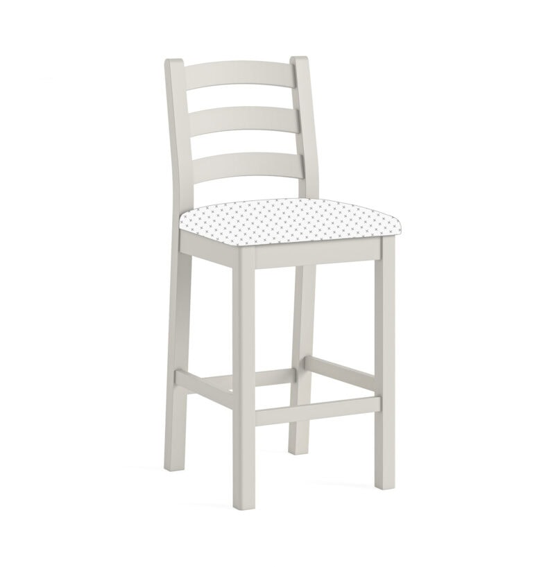 G8304 SALCOMBE GREY BAR STOOL WO CUSHION