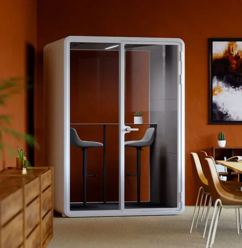 Claritycastle Office Pod Render — Interior Workspace Design