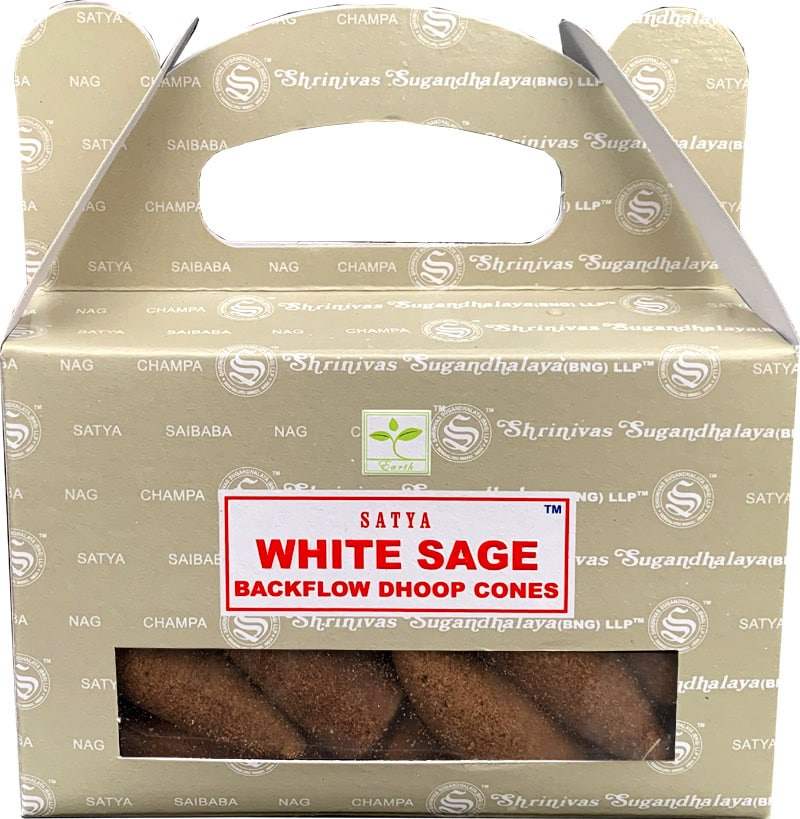 Encens Backflow Satya Sauge Blanche