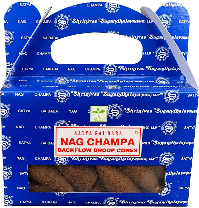 Encens Satya Nag Champa Backflow 24 cônes